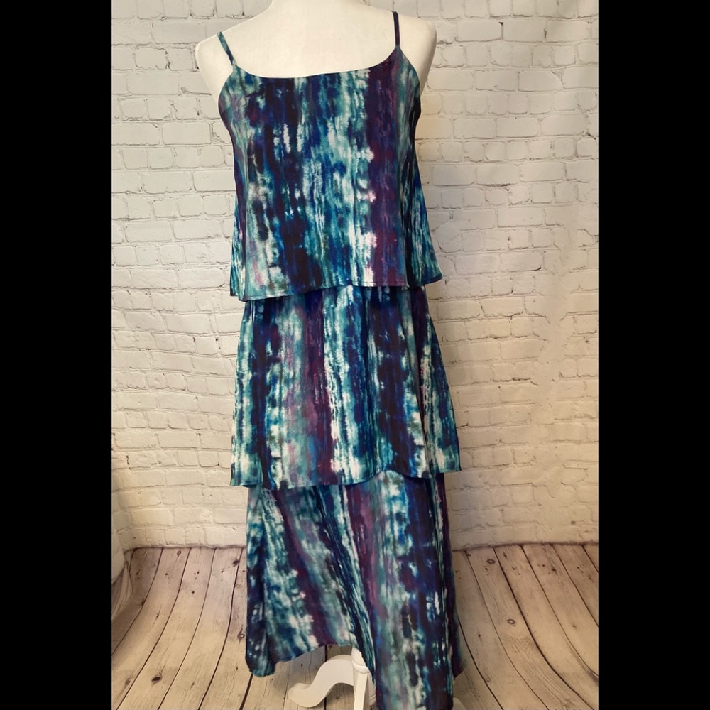 TieDye Printed Maxi Dress: Mossimo TM Size:XS